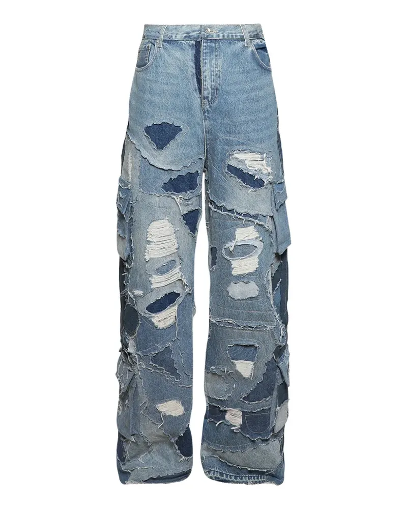 WHO DECIDES WAR Unearthed cargo jeans - Blau Blau