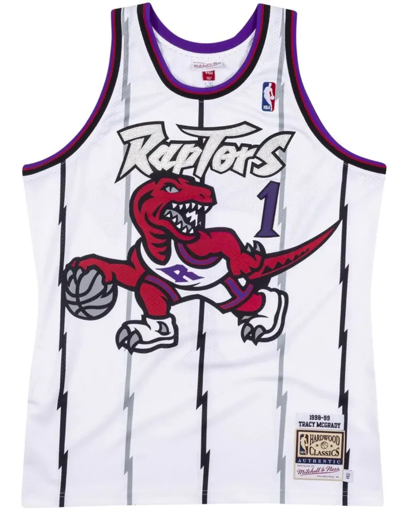 Mitchell & Ness NBA Toronto Raptors 98 Tracy McGrady Trikot - Weiß Weiß