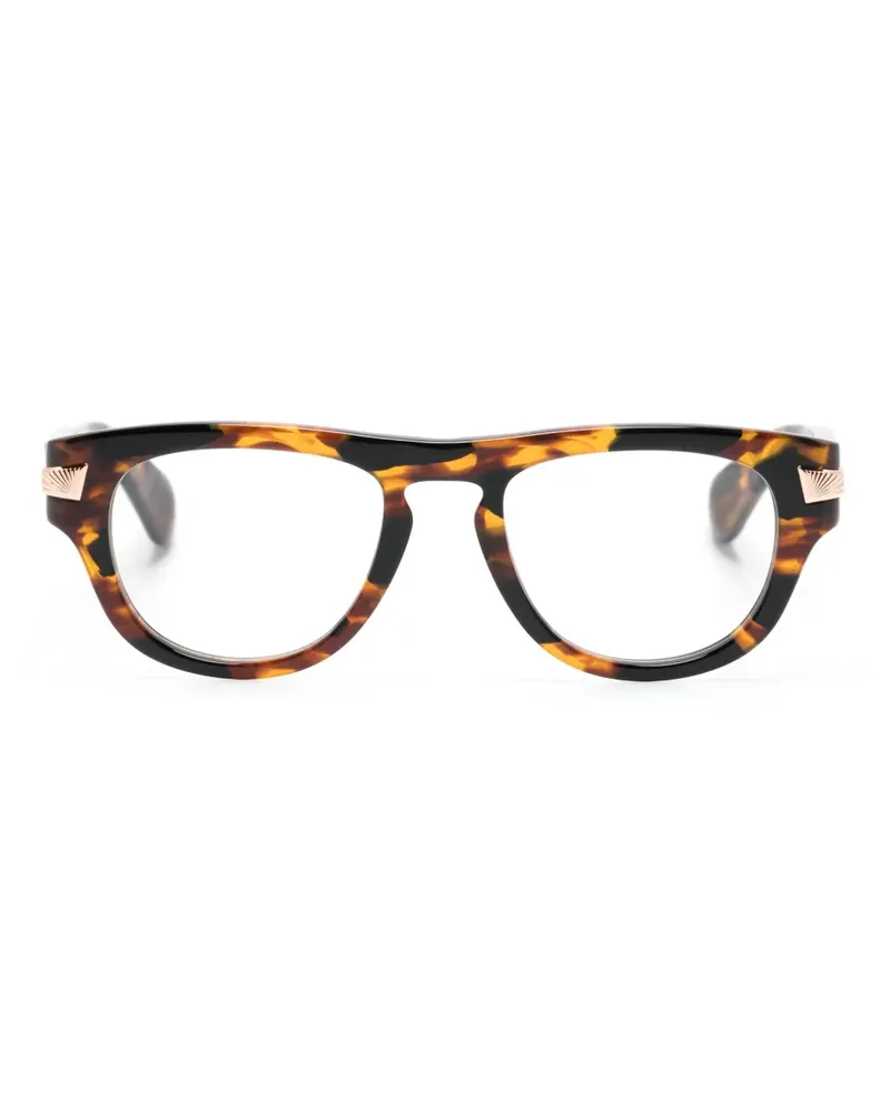 Gucci Brille mit eckigem Gestell - Braun Braun
