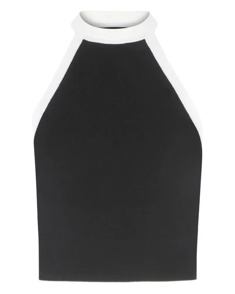 Nina Ricci Gestricktes Neckholder-Oberteil - Schwarz Schwarz