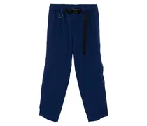 Straight-Leg-Hose mit Gürtel - Blau