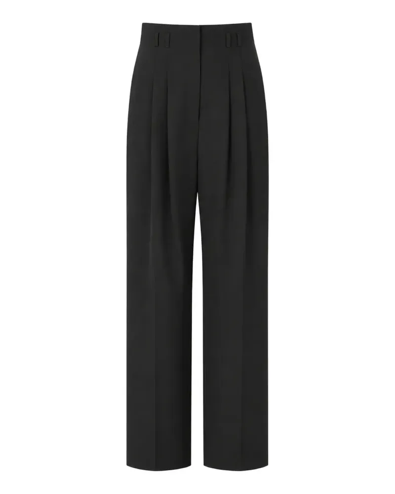 Alberta Ferretti Klassische Bundfaltenhose - Schwarz Schwarz