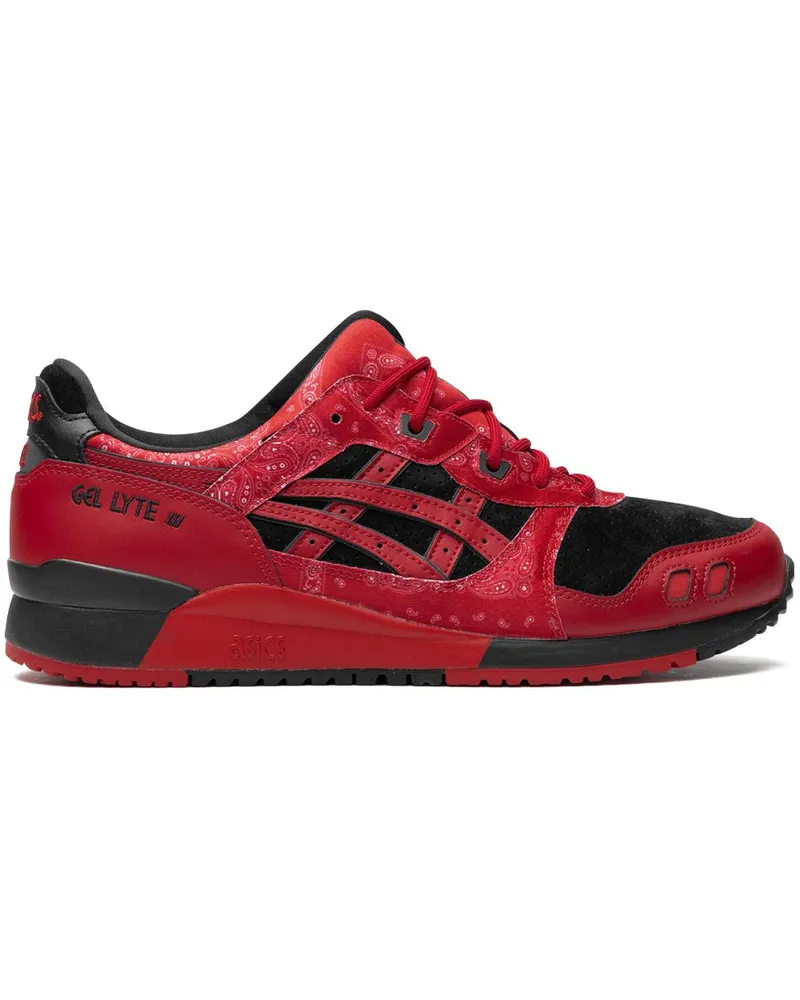 Asics Atmos X RED SPIDER X GEL-LYTE 3 Bandana Print Sneakers - Rot Rot