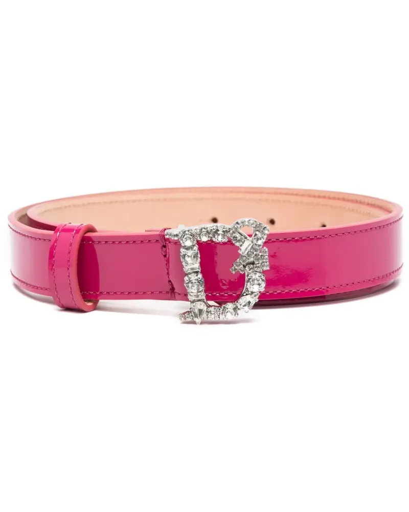 Dsquared2 Gürtel mit Finish - Rosa Rosa