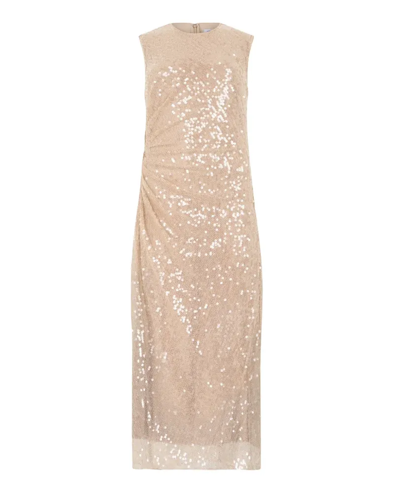 Veronica Beard Kimberly sequin midi dress - Nude Nude