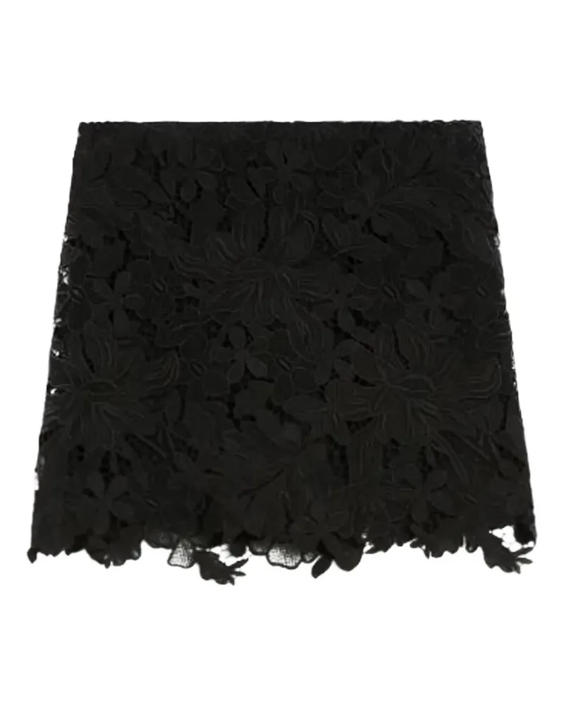 SPORTMAX macramé skirt - Schwarz Schwarz