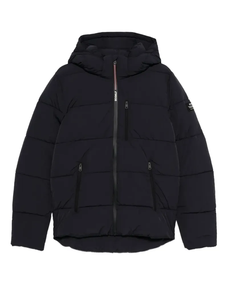 ECOALF Gesteppte Kapuzenjacke - Blau Blau