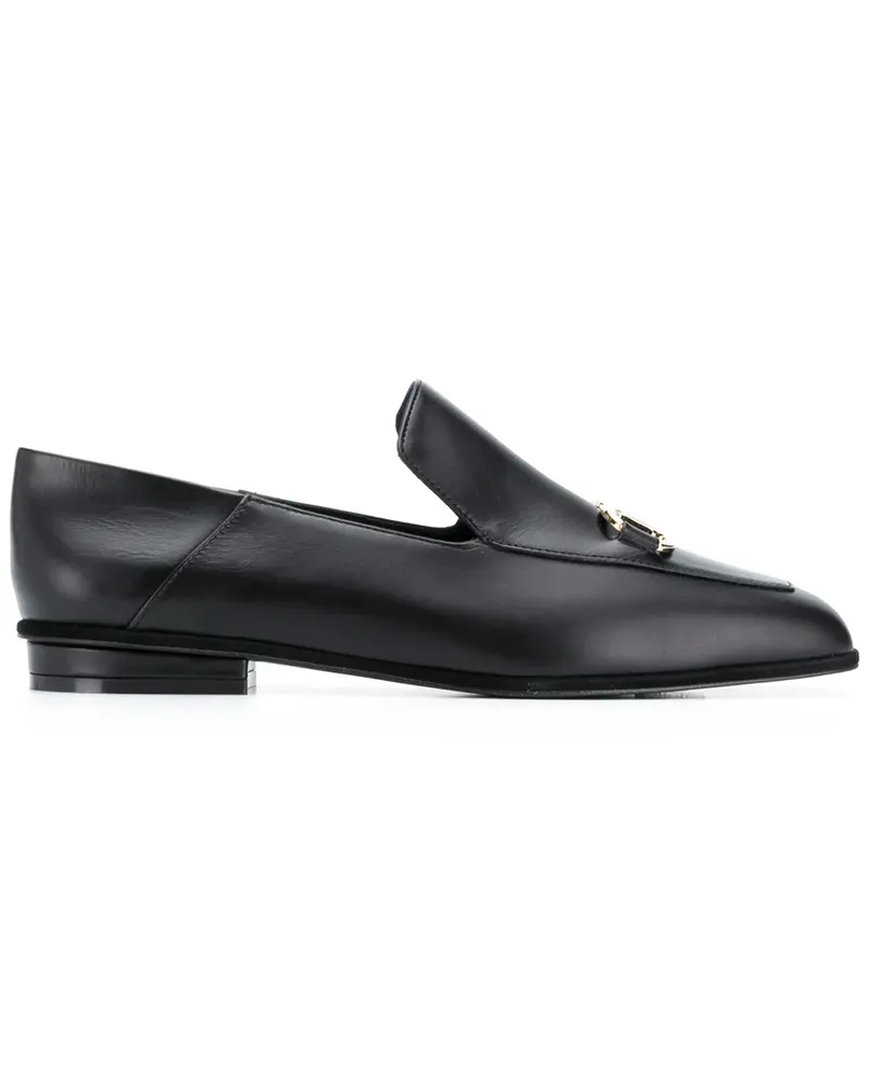 Ferragamo Loafer mit eckiger Kappe - Schwarz Schwarz