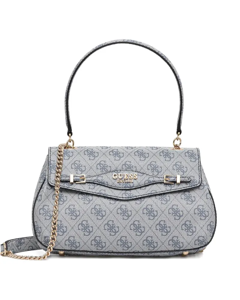 Guess Satchel-Tasche mit Muster - Grau Grau