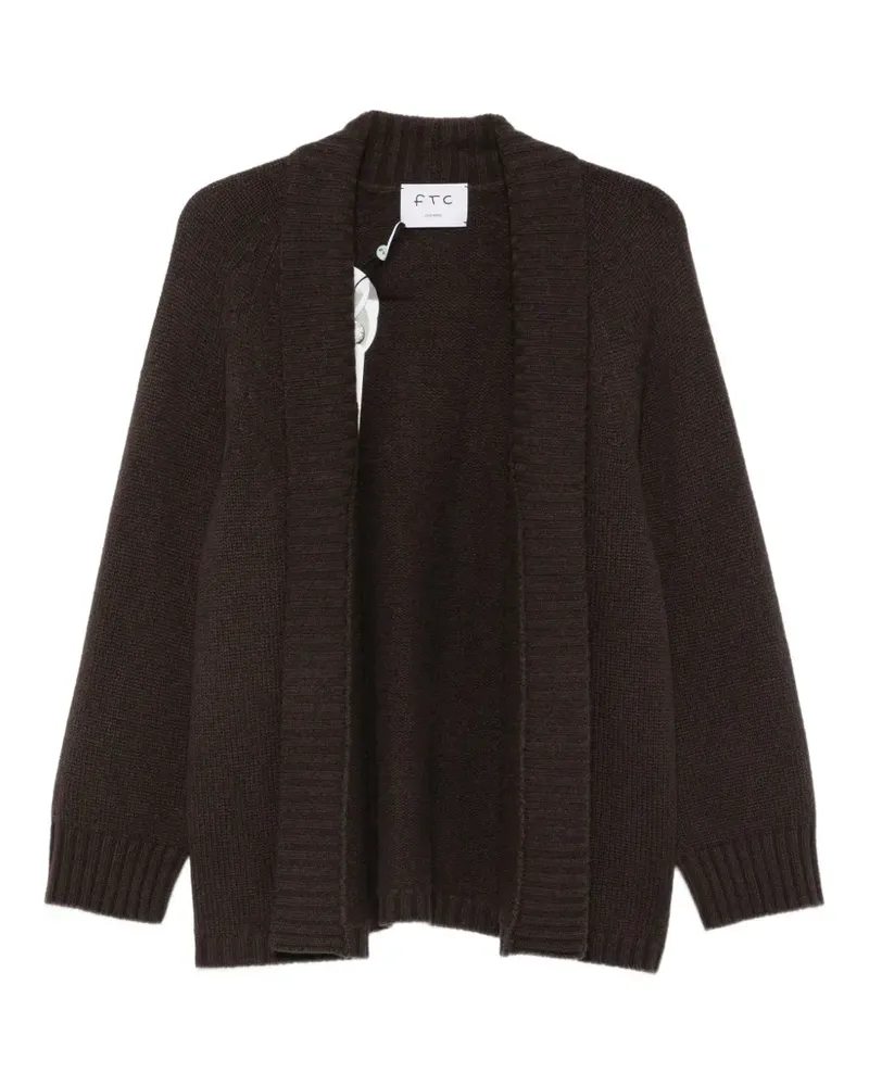FTC Cashmere shawl-collar raglan-sleeve cardigan - Braun Braun