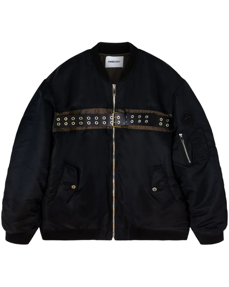 AMBUSH Bomberjacke mit Gürtel - Schwarz Schwarz