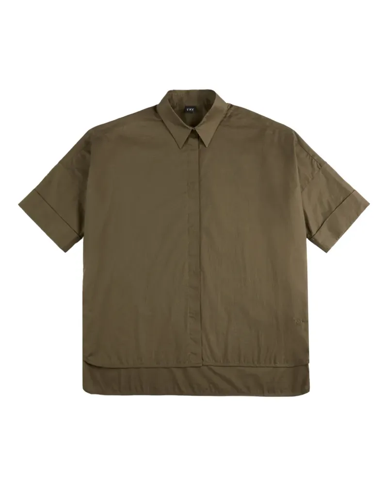 Fay Klassisches Hemd - Grün Grün