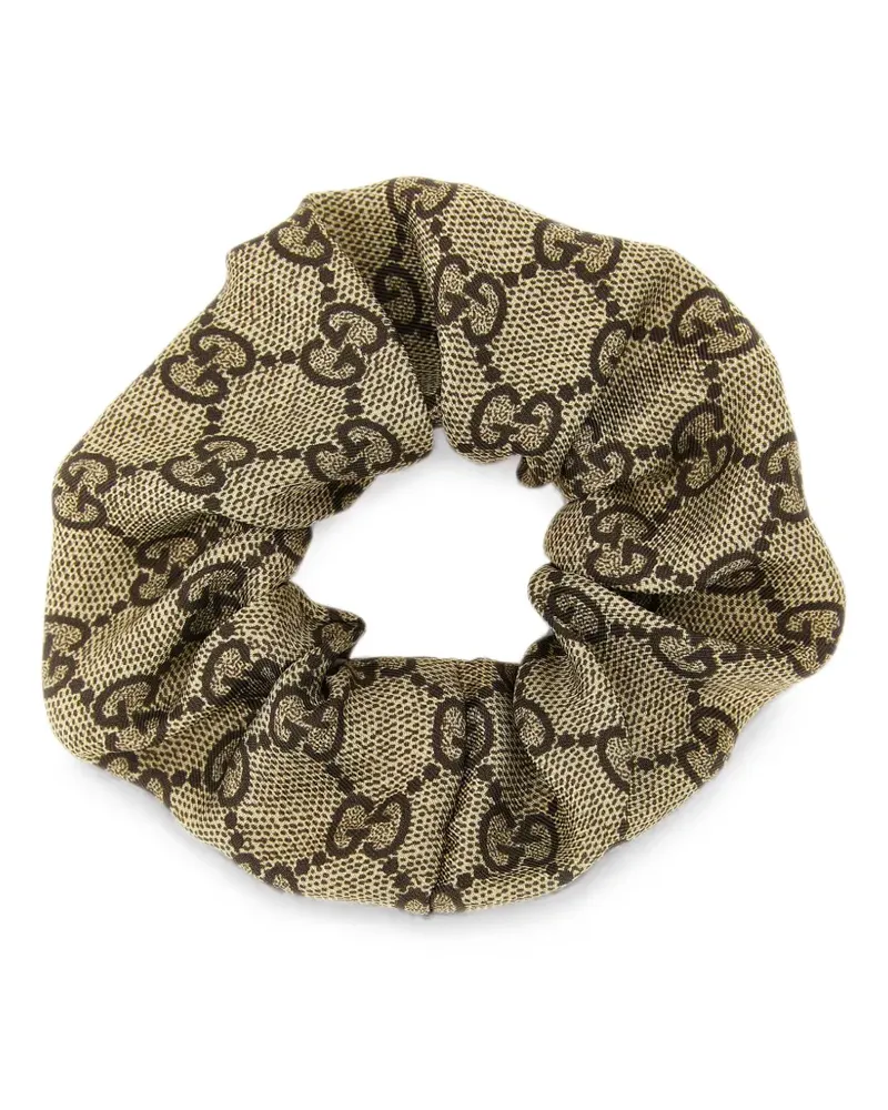 Gucci GG silk scrunchie - Nude Nude