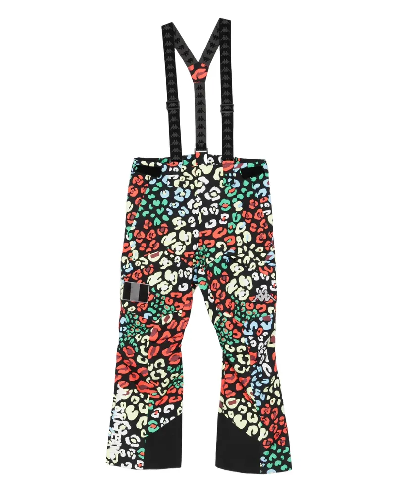 Kappa Gemustertes 622CG Premium Skihose - Schwarz Schwarz