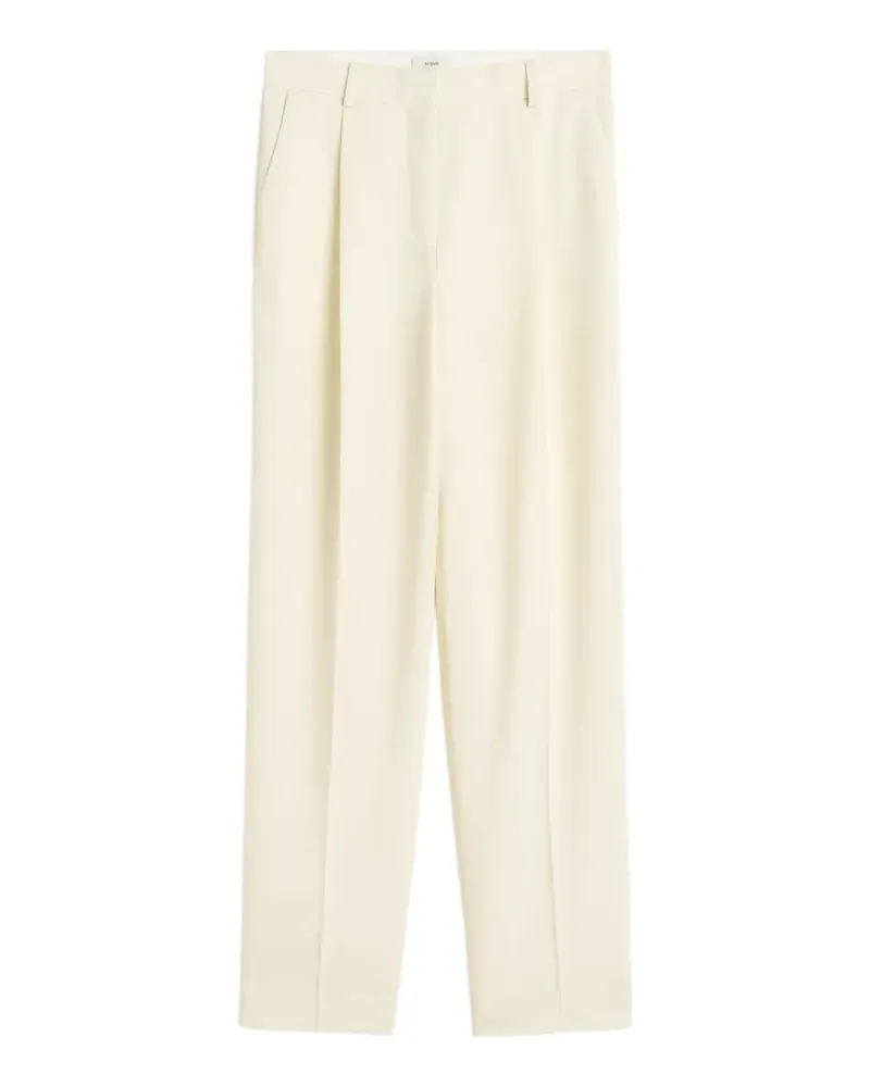 Totême Hose mit Kontrasteinsätzen - Weiß Weiß
