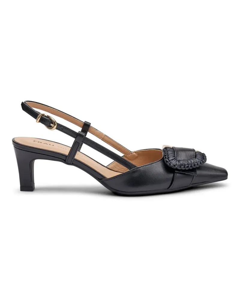FRAU buckle-detail leather pumps - Schwarz Schwarz