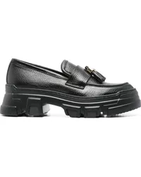 Pollini Lady Brave Moose Loafer Schwarz