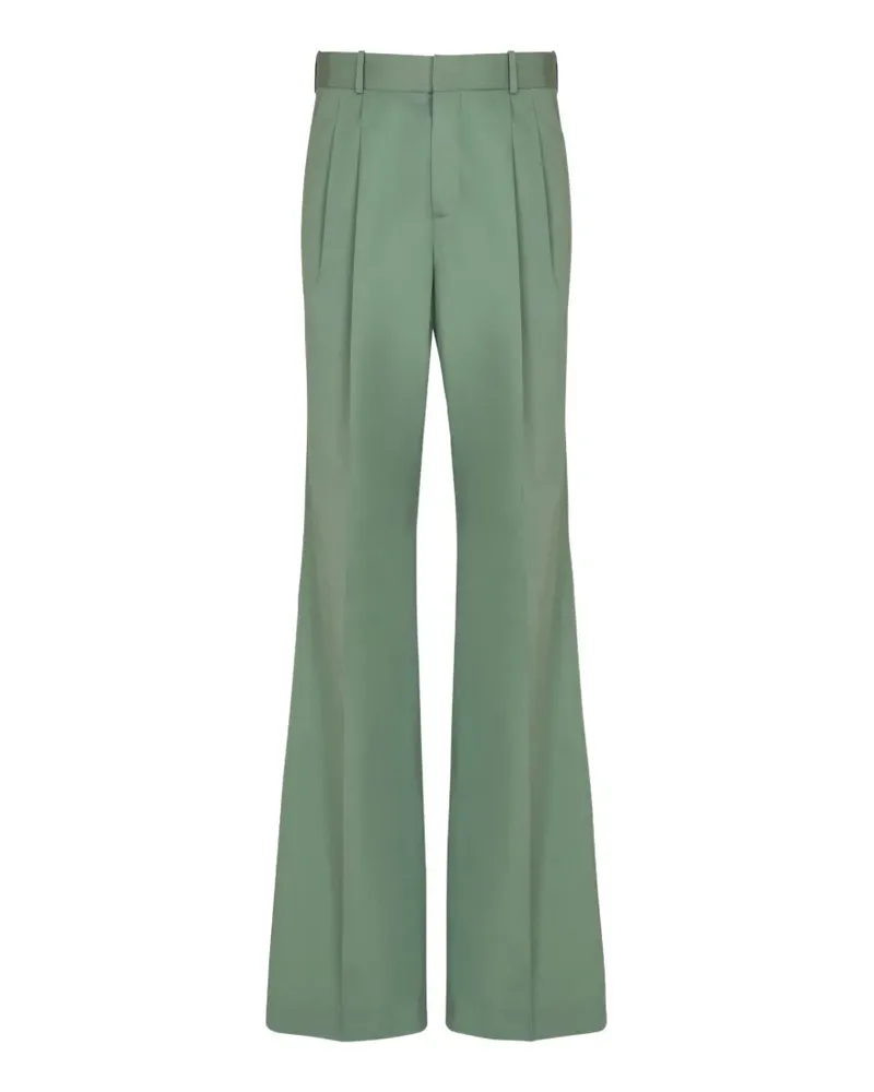 Balmain Plissierte Hose - Grün Grün