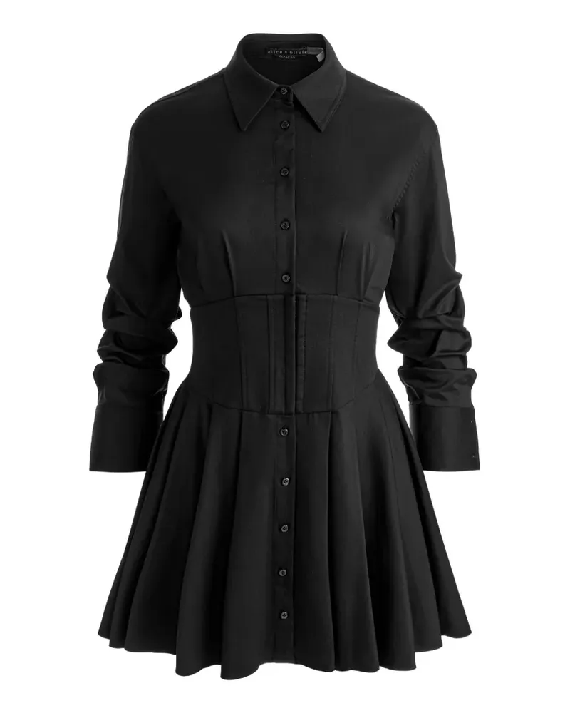 Alice + Olivia Kleid im Corsage-Style - Schwarz Schwarz