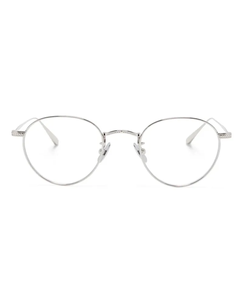 Garrett Leight William SV Brille - Silber Silber
