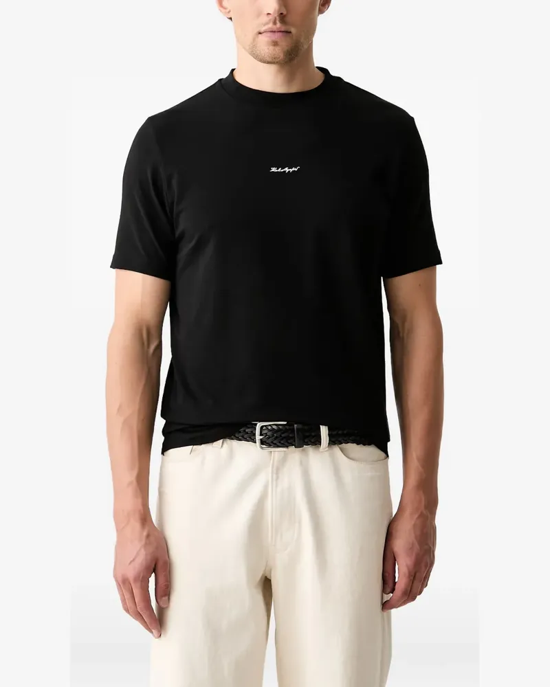 Karl Lagerfeld logo-print T-shirt - Schwarz Schwarz