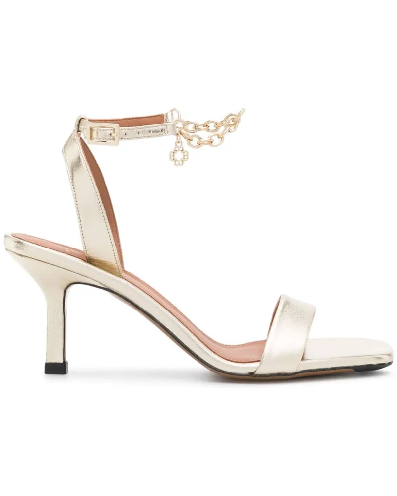 Maje Sandalen im Metallic-Look - Gold Gold