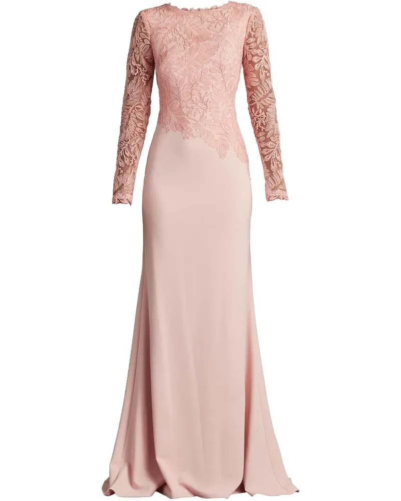 Tadashi Shoji Langärmeliges Abendkleid - Rosa Rosa