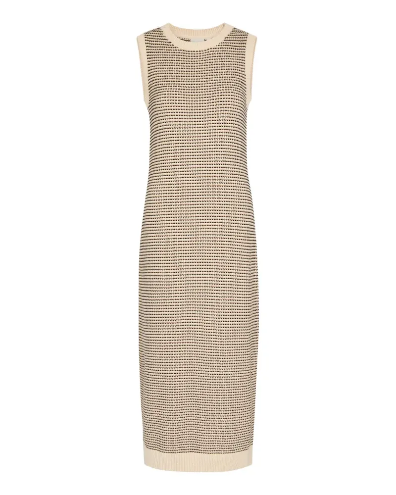 Varley Sadia Kleid mit Muster - Nude Nude