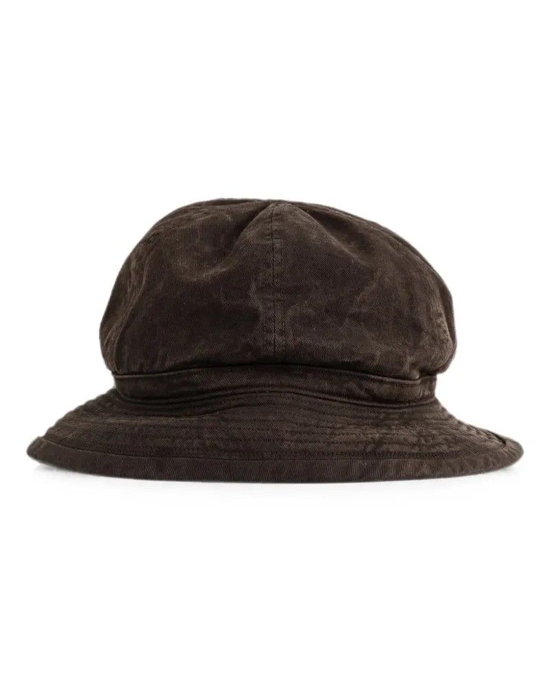 Taiga Takahashi Lot.010 Hut im Military-Look - Braun Braun