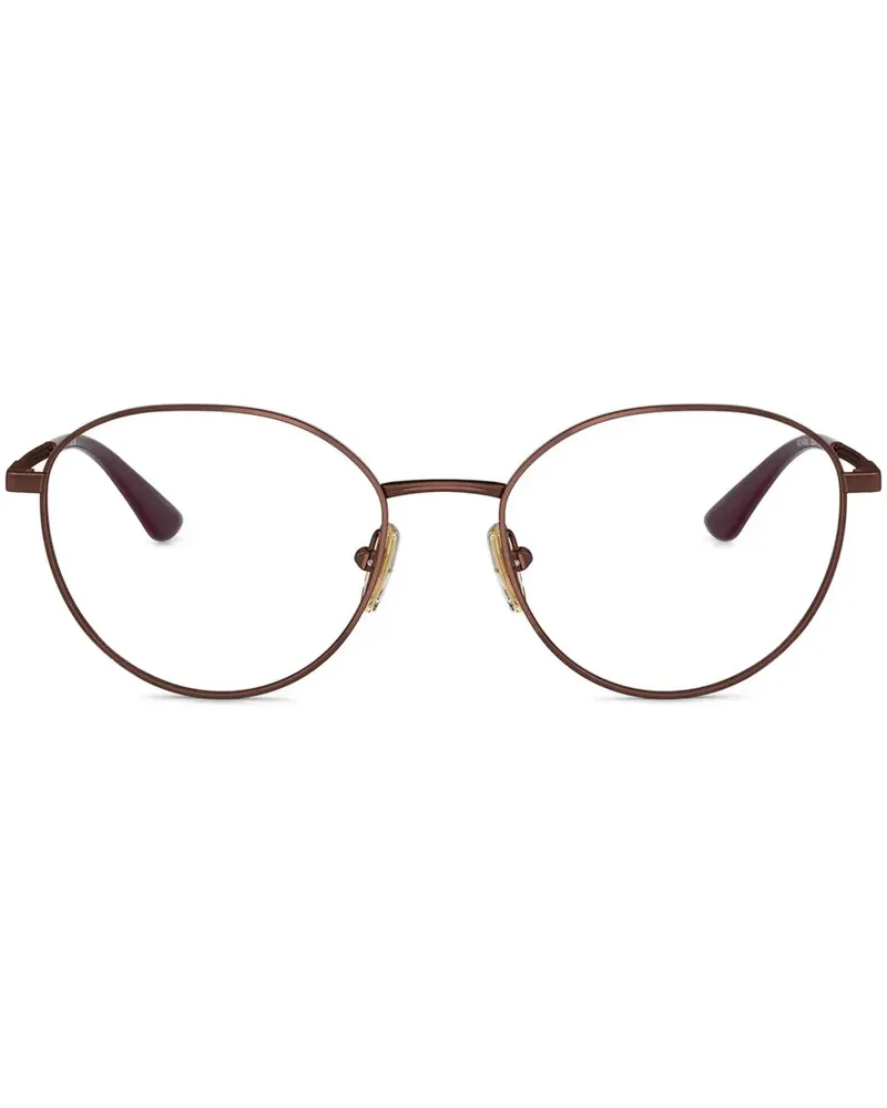 Vogue Brille mit rundem Gestell - Braun Braun