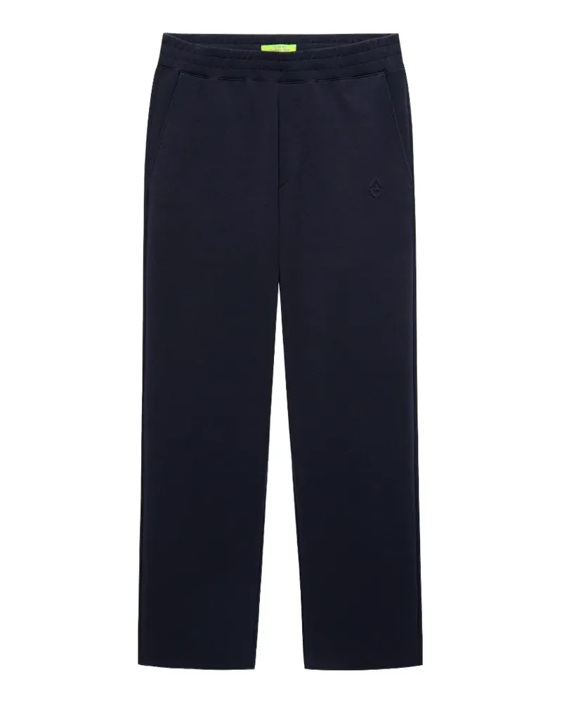 Shanghai Tang logo-embroidered track pants - Blau Blau