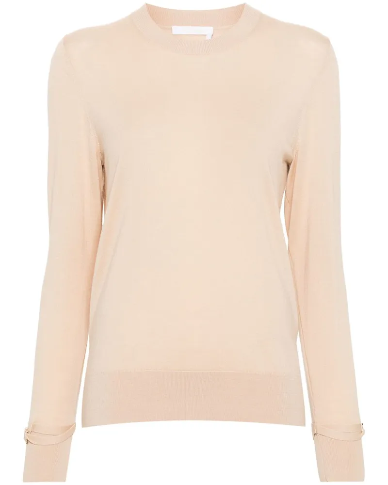 Chloé Klassischer Pullover - Nude Nude
