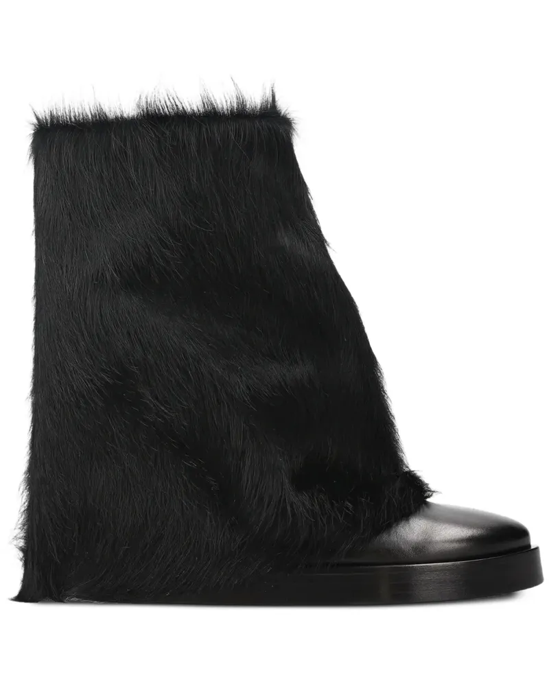 Premiata leather boots - Schwarz Schwarz