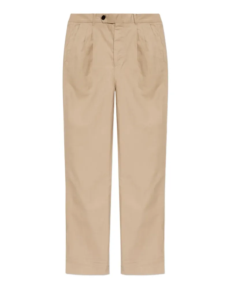 AllSaints Straight-Leg-Hose mit Falten - Nude Nude