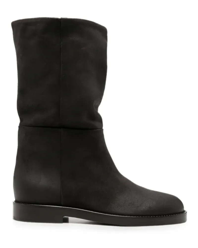 Attilio Giusti Leombruni Stiefel aus Wildleder - Schwarz Schwarz