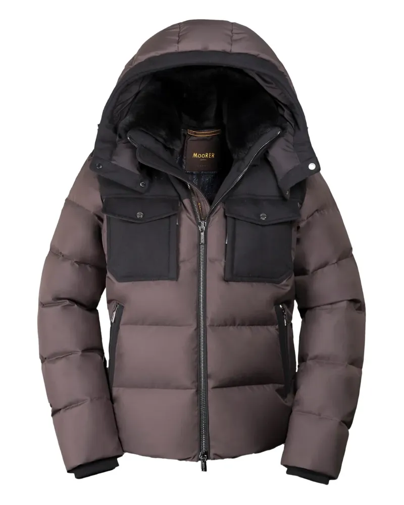MOORER Wattierte Alarick Jacke - Braun Braun