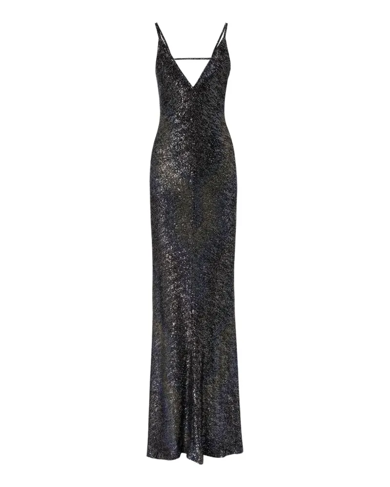 Missoni Maxikleid mit Pailletten - Schwarz Schwarz