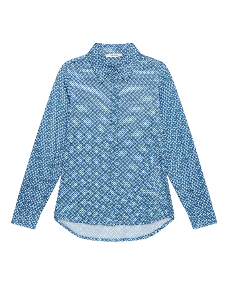 Maliparmi Hemd mit geometrischem Print - Blau Blau
