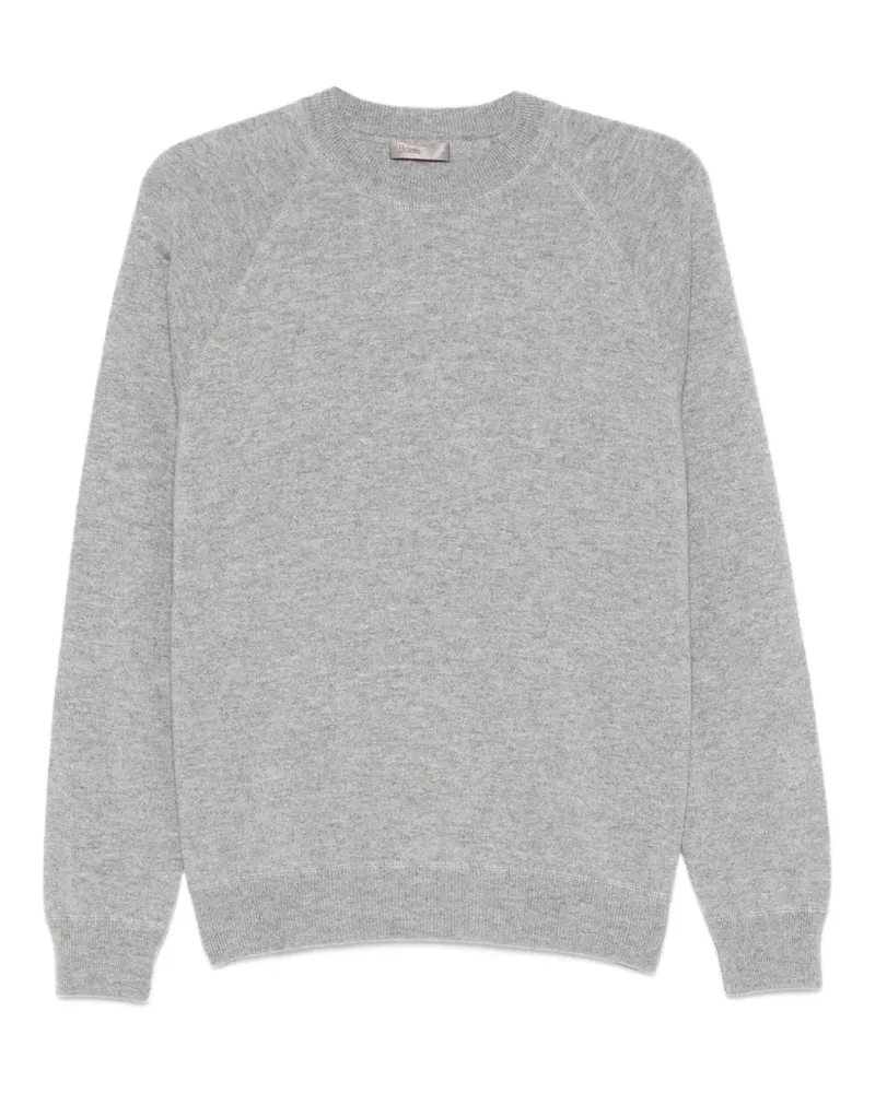 Herno Klassischer Kaschmirpullover - Grau Grau