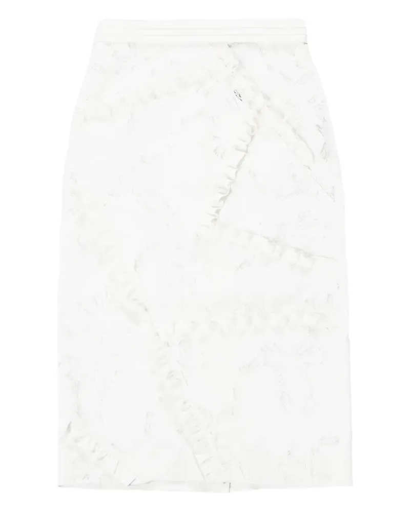 SHUSHU/TONG cut-out skirt - Weiß Weiß