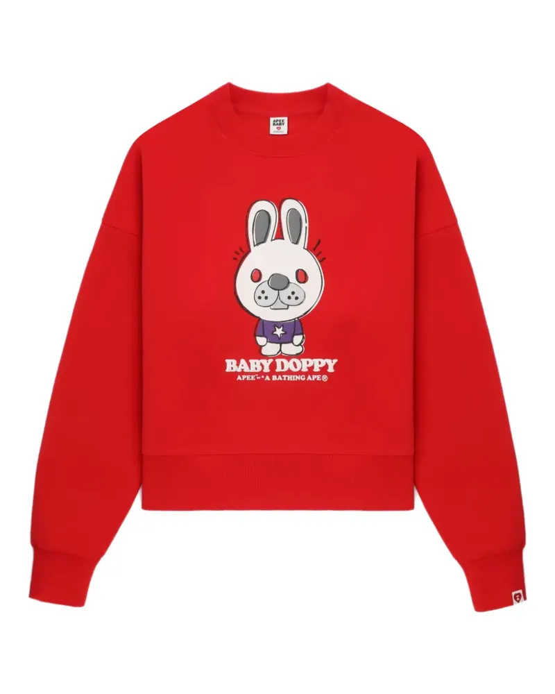 BAPE Babby Doppy Sweatshirt - Rot Rot