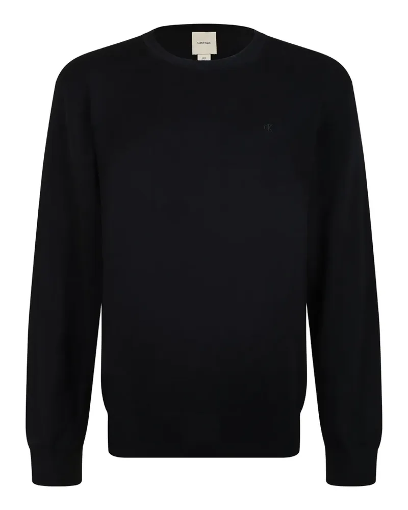 Calvin Klein Klassisches Sweatshirt - Schwarz Schwarz
