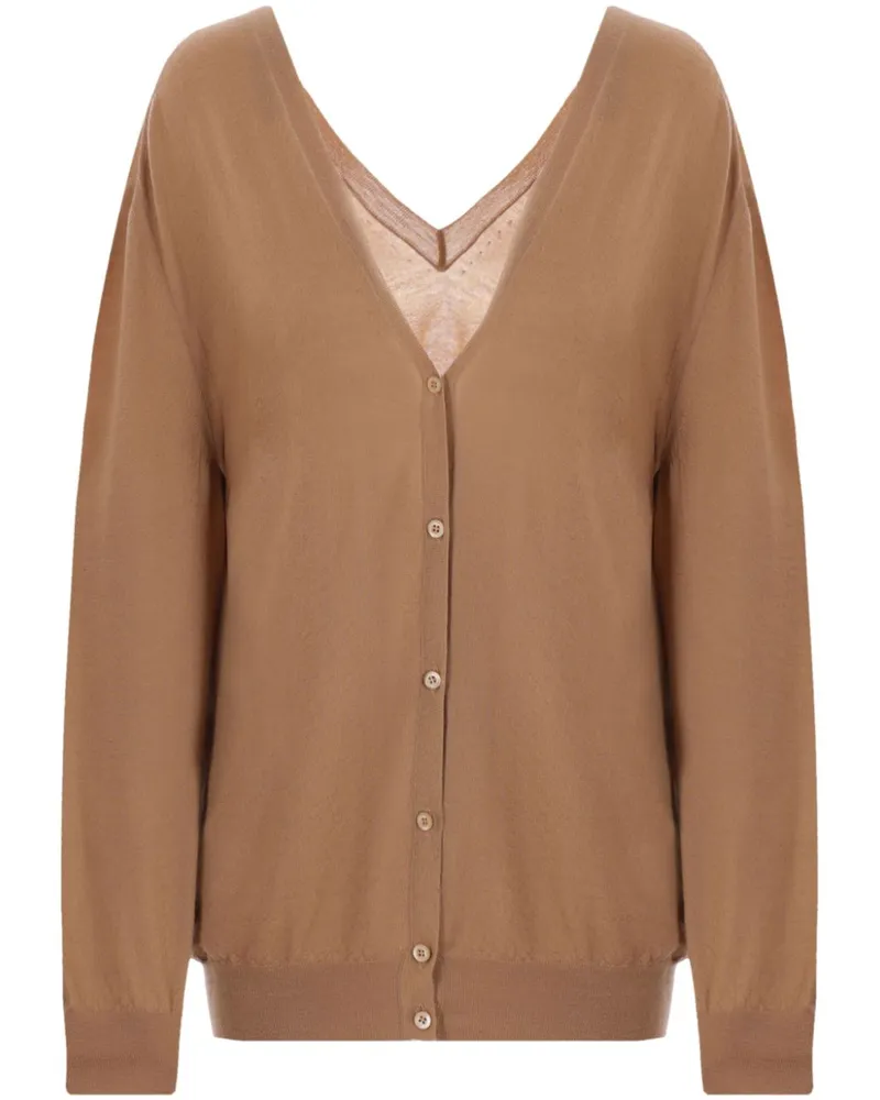 Prada Cardigan aus Kaschmir - Braun Braun