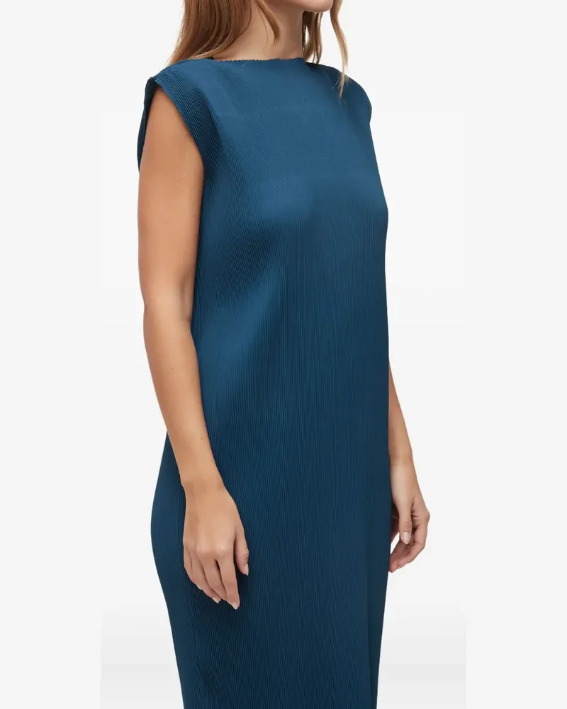 Osklen Ärmelloses Kleid mit Falten - Blau Blau