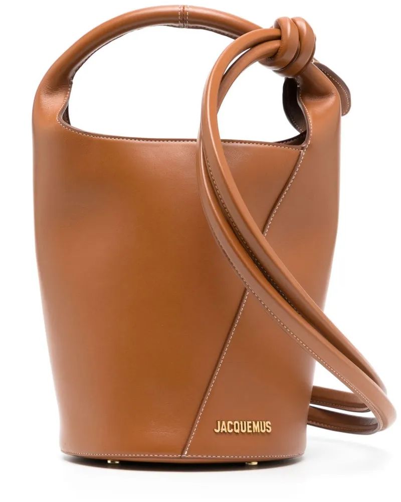 Jacquemus Le Petit Tourni Beuteltasche Braun