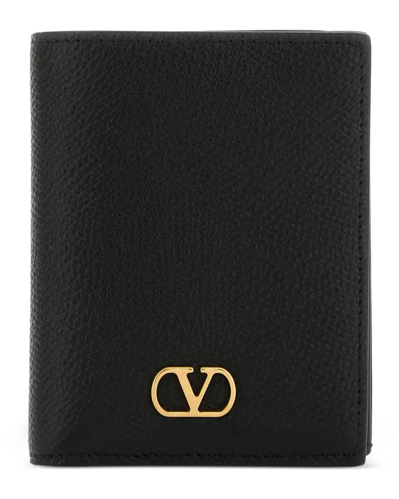 Valentino Garavani Portemonnaie mit Logo-Schild - Schwarz Schwarz