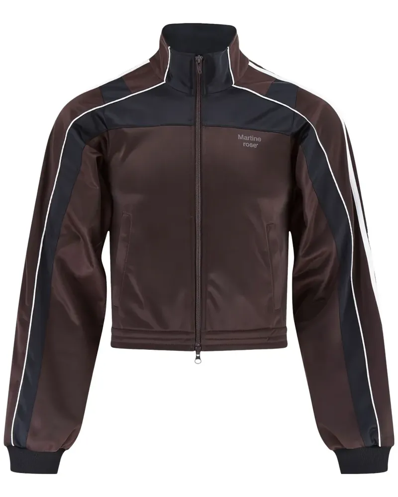 Martine Rose Cropped-Sportjacke - Braun Braun