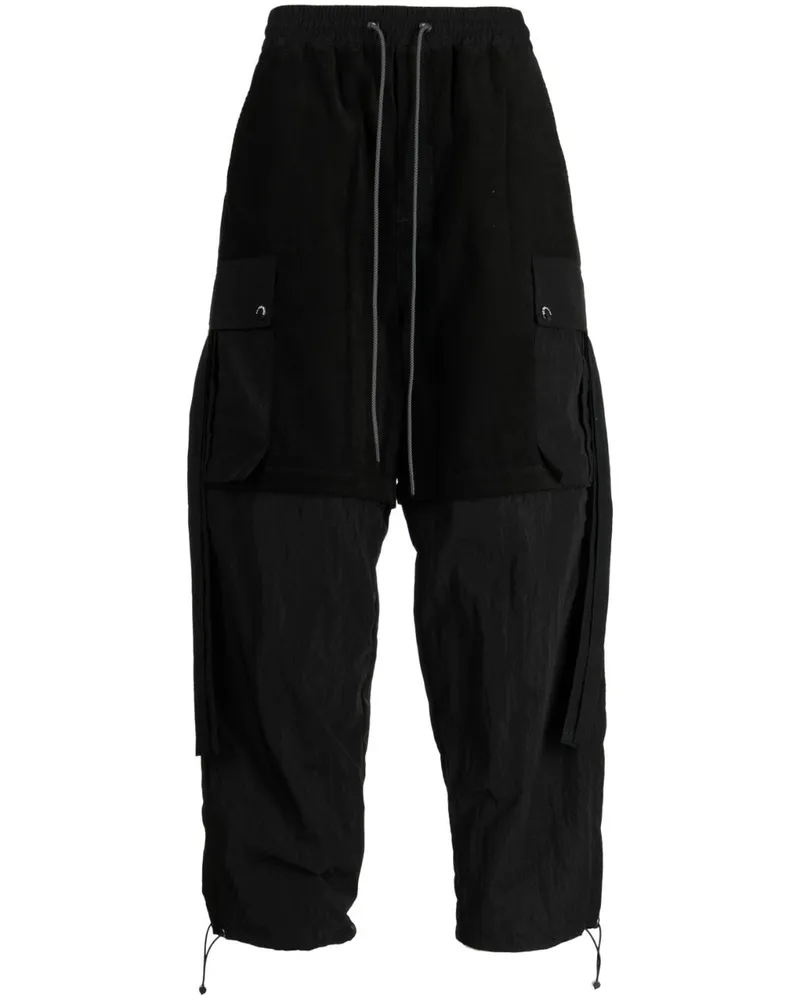 Mostly Heard Rarely Seen Cropped-Hose aus Cord - Schwarz Schwarz