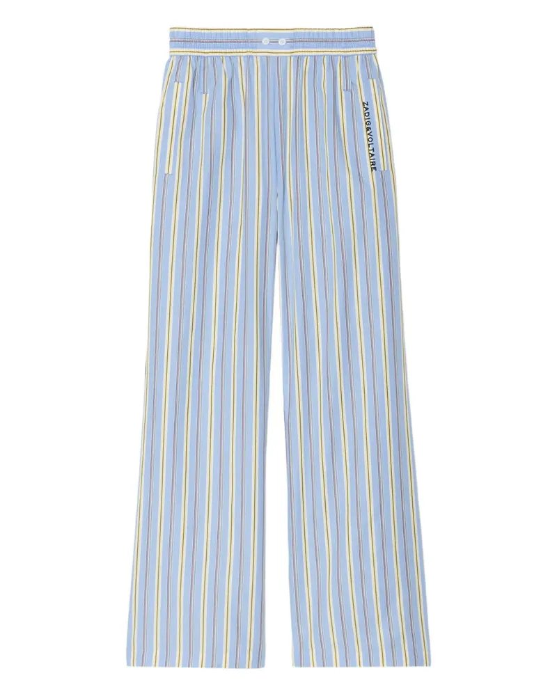Zadig & Voltaire Hose mit Logo-Detail - Blau Blau