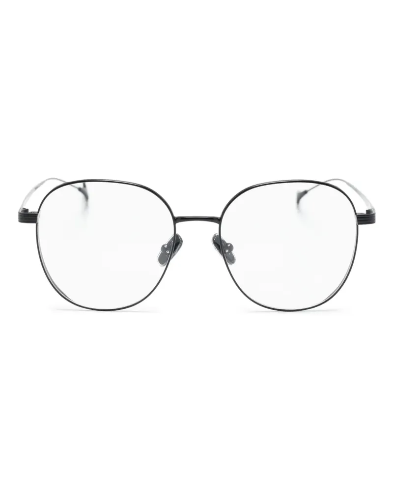Eyepetizer Nelson Brille mit rundem Gestell - Schwarz Schwarz